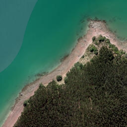 Satellite imagery of Te Tamuiti Point, NZ