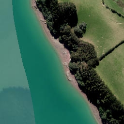 Satellite imagery of Te Okawai Point, NZ