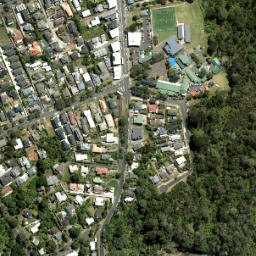 Satellite imagery of Te Whau Point, NZ