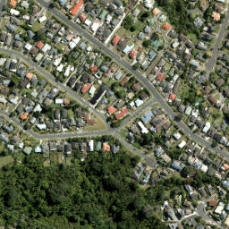 Satellite imagery of Cape Horn, NZ