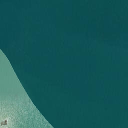 Satellite imagery of Papanui Point, NZ