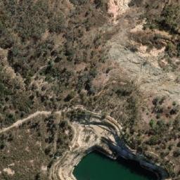 Satellite imagery of Red Hill, AU