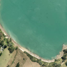 Satellite imagery of Pawhetau Point, NZ