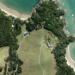 Satellite imagery of Raukura Point, NZ