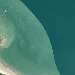 Satellite imagery of Raukura Point, NZ