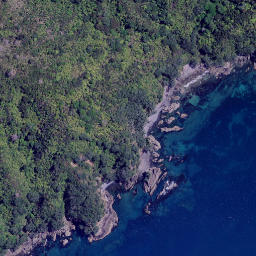 Satellite imagery of Te Ororoa Point, NZ