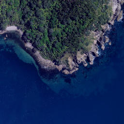 Satellite imagery of Te Ororoa Point, NZ