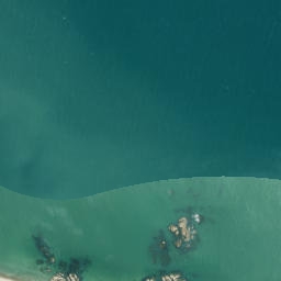 Satellite imagery of Puatiti Point, NZ