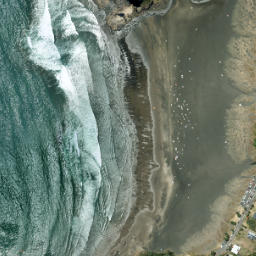 Satellite imagery of Kaiwhare Point, NZ