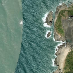 Satellite imagery of Kaiwhare Point, NZ