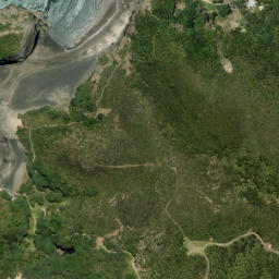 Satellite imagery of Kaiwhare Point, NZ