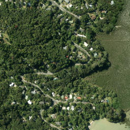 Satellite imagery of Laingholm Point, NZ