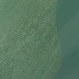 Satellite imagery of Shag Point, NZ