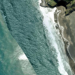 Satellite imagery of Farley Point, NZ