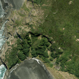 Satellite imagery of Cowan Point, NZ