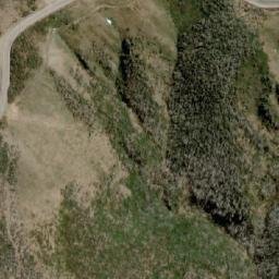 Satellite imagery of Mount Little Baldy, AU