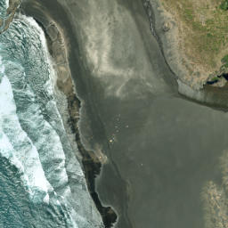 Satellite imagery of Cowan Point, NZ