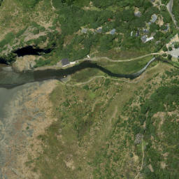 Satellite imagery of Cowan Point, NZ