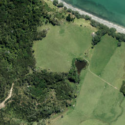 Satellite imagery of Waimangu Point, NZ
