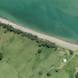 Satellite imagery of Waimangu Point, NZ