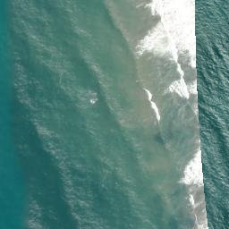Satellite imagery of Cowan Point, NZ