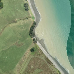 Satellite imagery of Waimangu Point, NZ