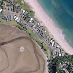 Satellite imagery of Te Huruhuru Point, NZ