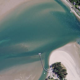 Satellite imagery of Te Huruhuru Point, NZ