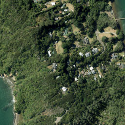 Satellite imagery of Lady Bell Point, NZ