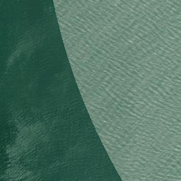 Satellite imagery of Puponga Point, NZ