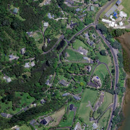 Satellite imagery of Pleasant Point, NZ