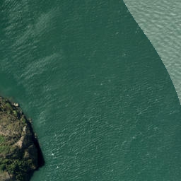Satellite imagery of Puponga Point, NZ