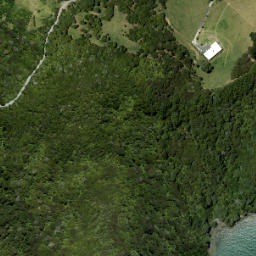 Satellite imagery of Kaiteke Point, NZ