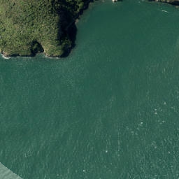 Satellite imagery of Puponga Point, NZ