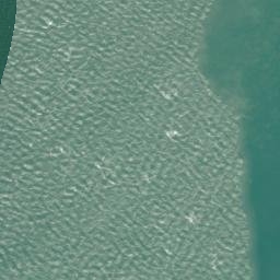 Satellite imagery of Puponga Point, NZ