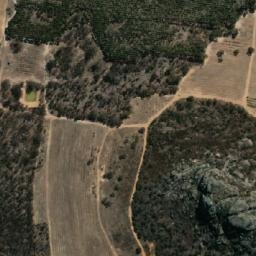 Satellite imagery of Mount Talbot, AU