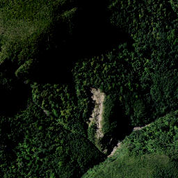 Satellite imagery of The Pinnacles, NZ