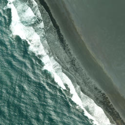 Satellite imagery of Cutter Rock, NZ