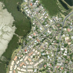 Satellite imagery of Takirangaranga Point, NZ