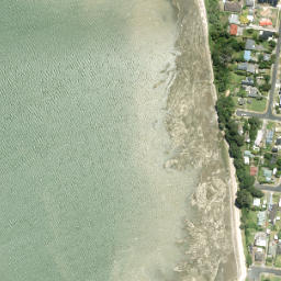 Satellite imagery of Te Pua Point, NZ