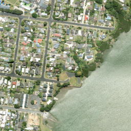 Satellite imagery of Te Pua Point, NZ