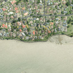 Satellite imagery of Takanini Point, NZ