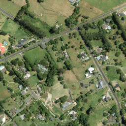 Satellite imagery of Puke Kiwiriki Pa, NZ