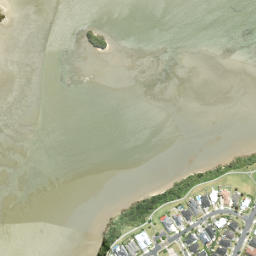 Satellite imagery of Takanini Point, NZ