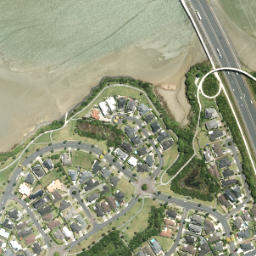 Satellite imagery of Takanini Point, NZ