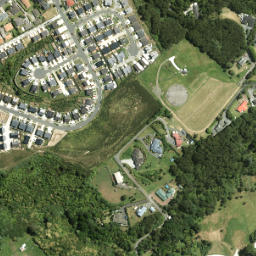 Satellite imagery of Puke Kiwiriki Pa, NZ