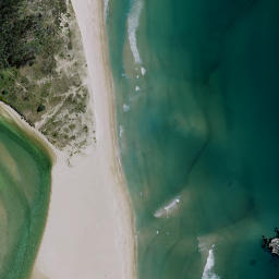 Satellite imagery of Ruahiwihiwi Point, NZ