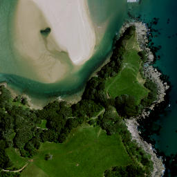 Satellite imagery of Ruahiwihiwi Point, NZ