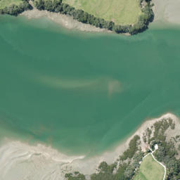 Satellite imagery of Kahawai Point, NZ