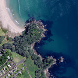 Satellite imagery of Whitipirorua Point, NZ